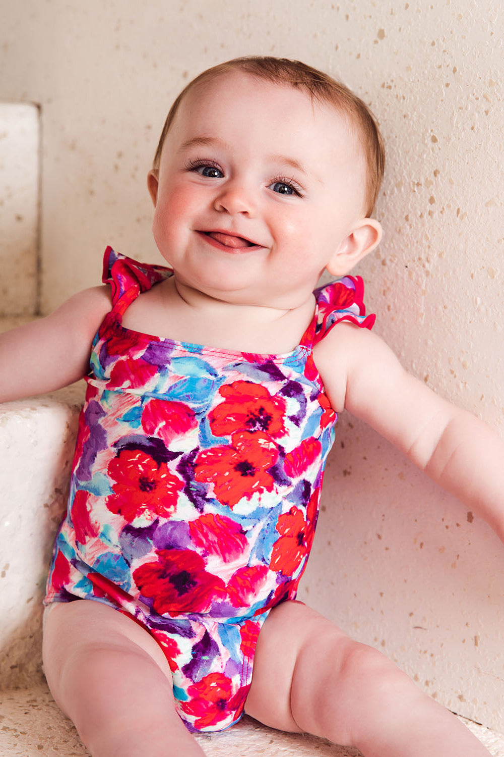 BABY VIOLET RUFFLE SWIMSUIT (FINAL SALE)