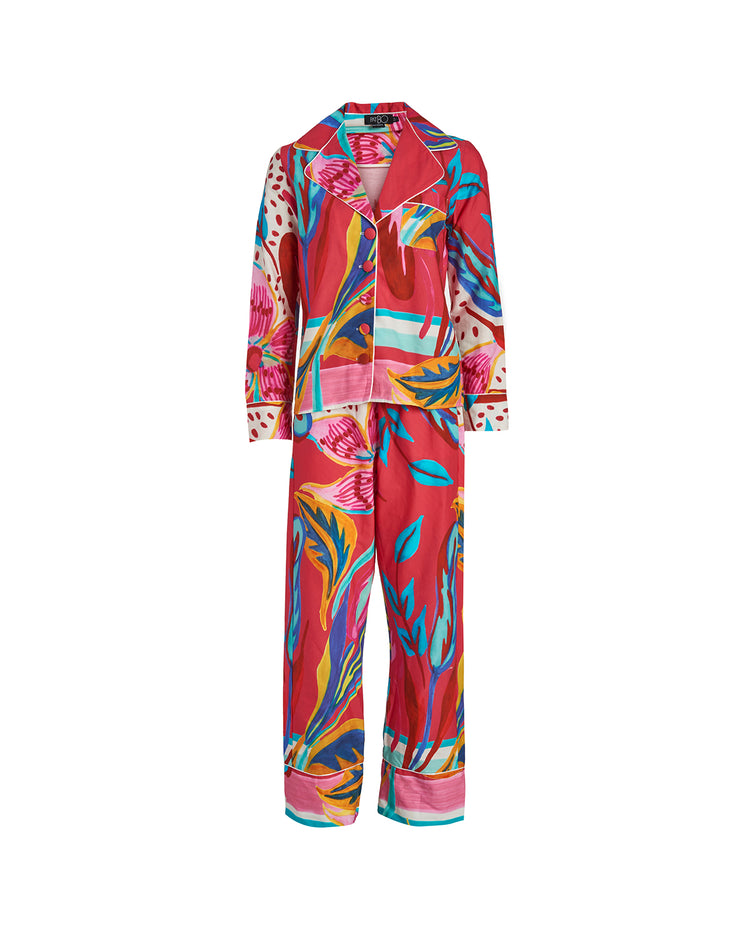 Flora Long Sleeve Pajama Set (FINAL SALE)