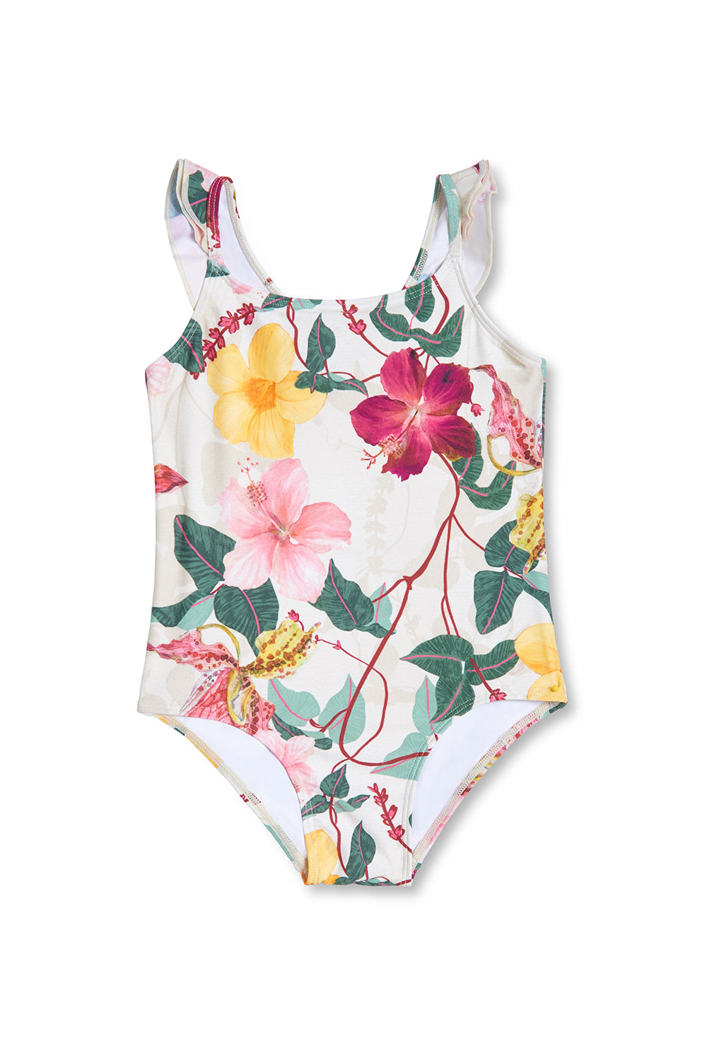 BABY HIBISCUS RUFFLE SWIMSUIT (FINAL SALE)