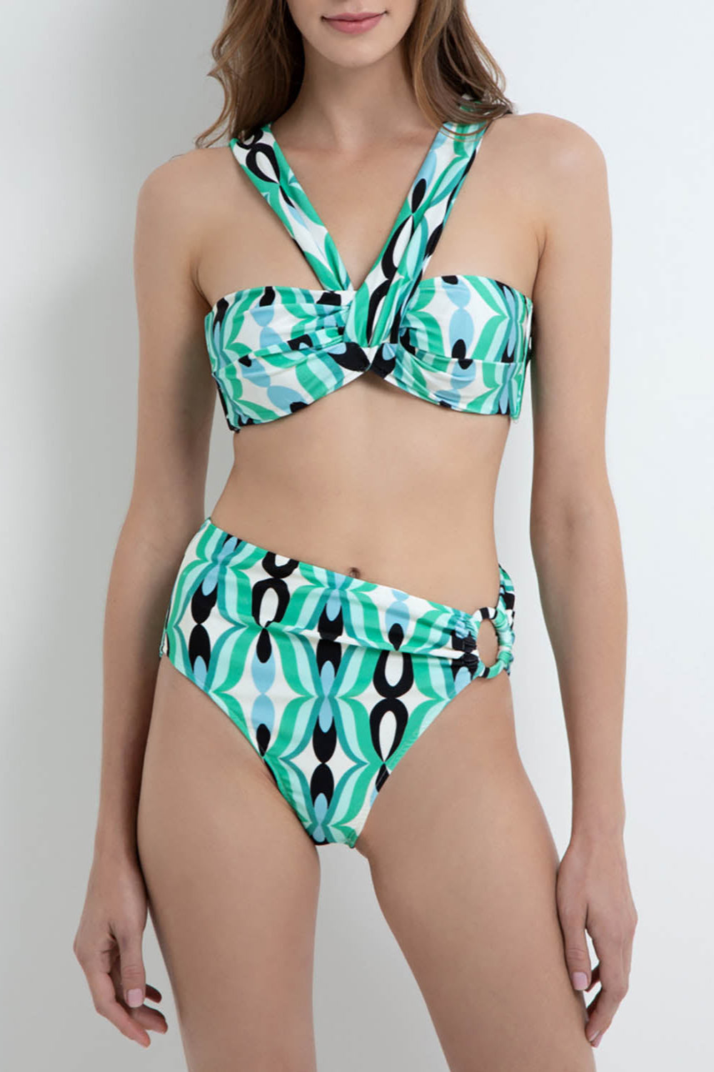 TWIST MID-RISE BIKINI BOTTOM (FINAL SALE)