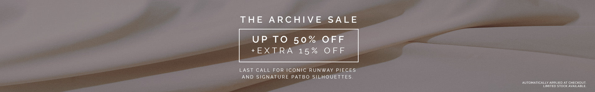 ARCHIVE SALE