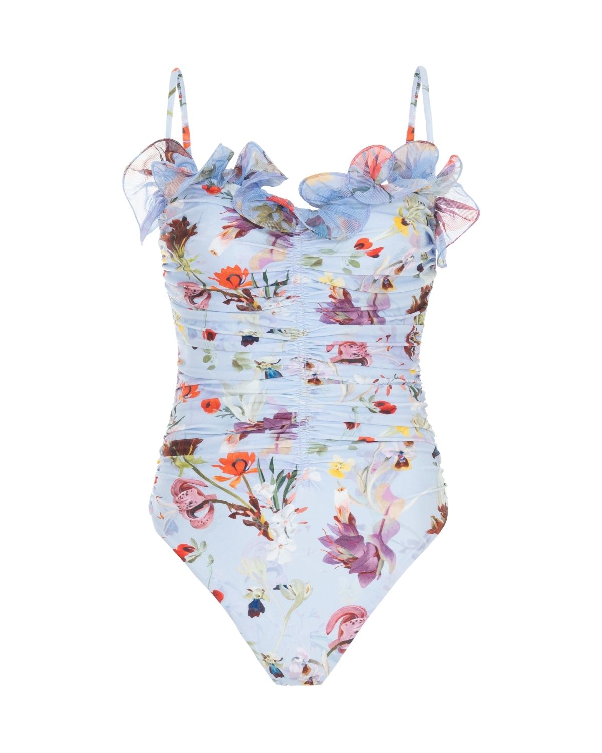 LILY FLOWER FLUTTER SWIMSUIT