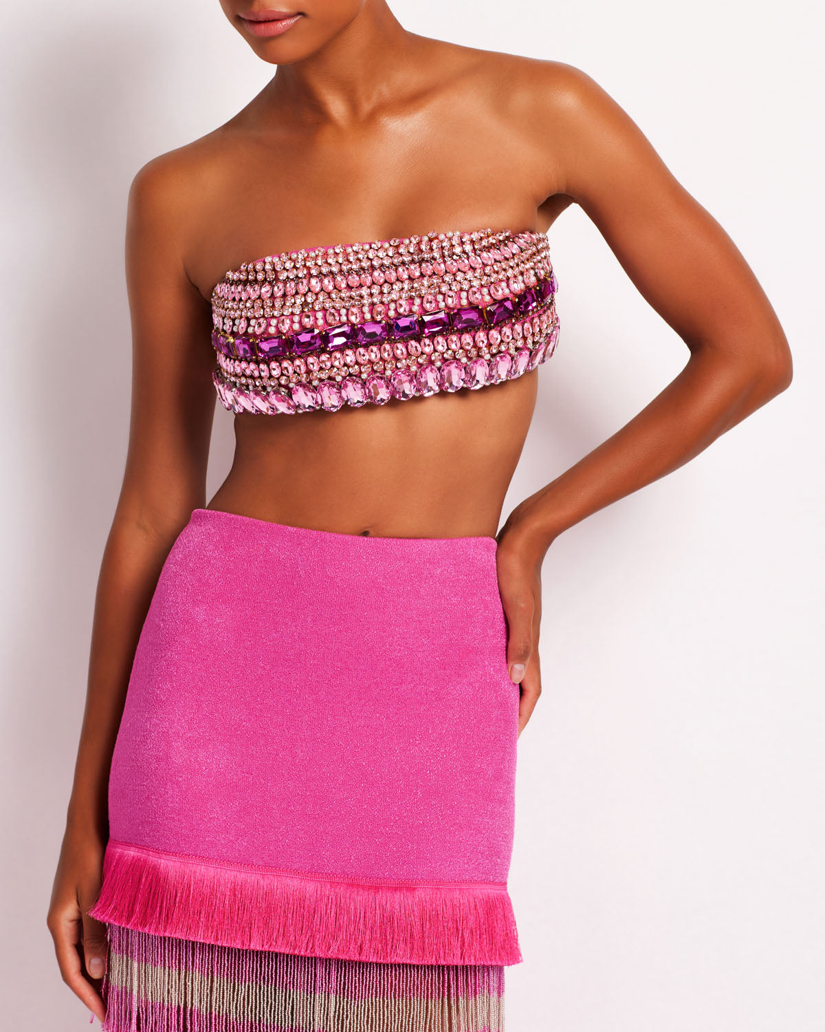 Hand-Beaded Bandeau Top (FINAL SALE)