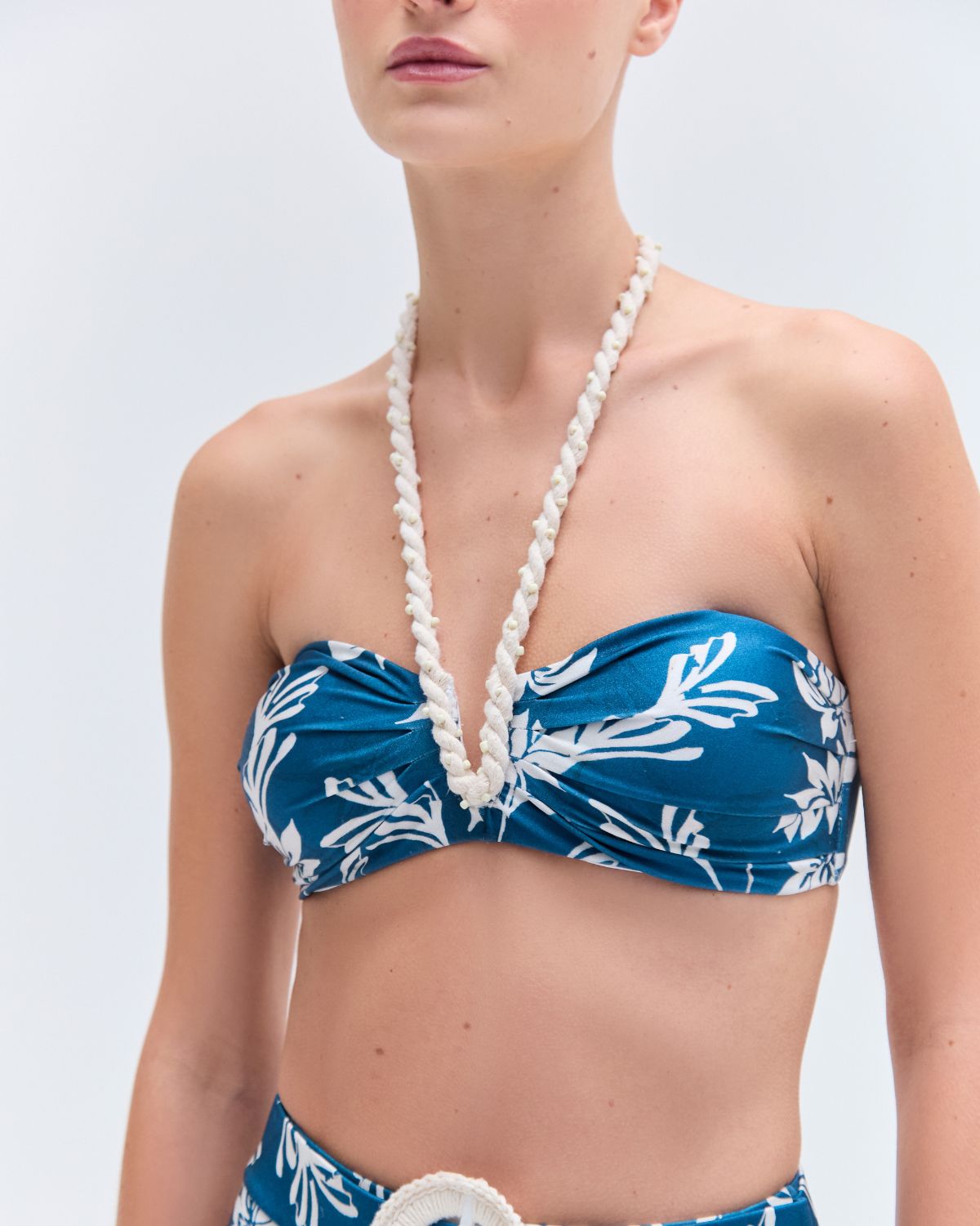ARTICHOKE HALTERNECK BIKINI TOP