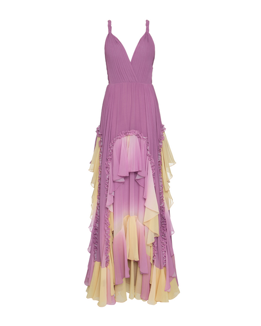 Degrade Flutter Long Dress