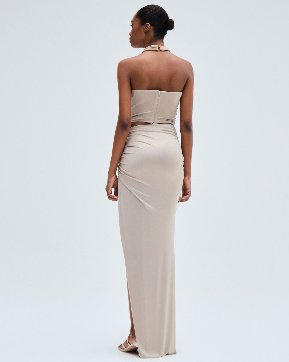 PATBO X CAMILA COELHO DUNE JERSEY MAXI SKIRT