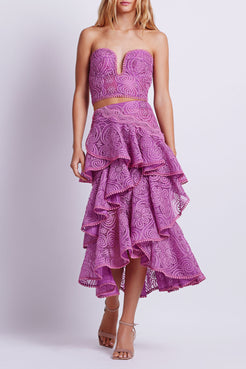 Strapless Lace Bustier