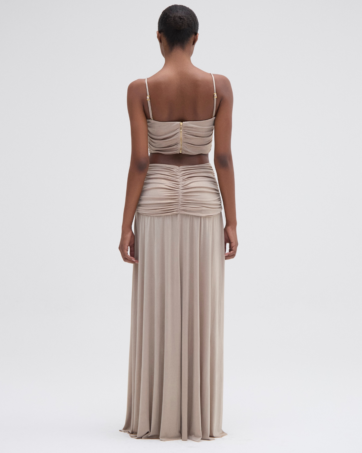 PATBO X CAMILA COELHO DUNE JERSEY CORSET GOWN