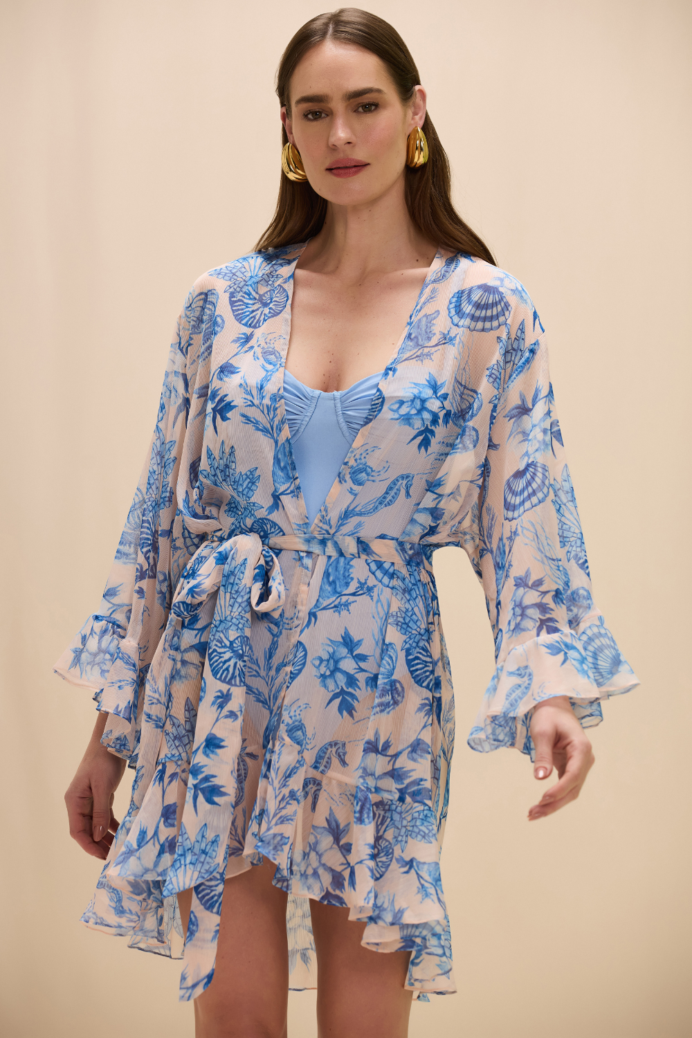 EDEN ROCK SEASHELL SHORT ROBE