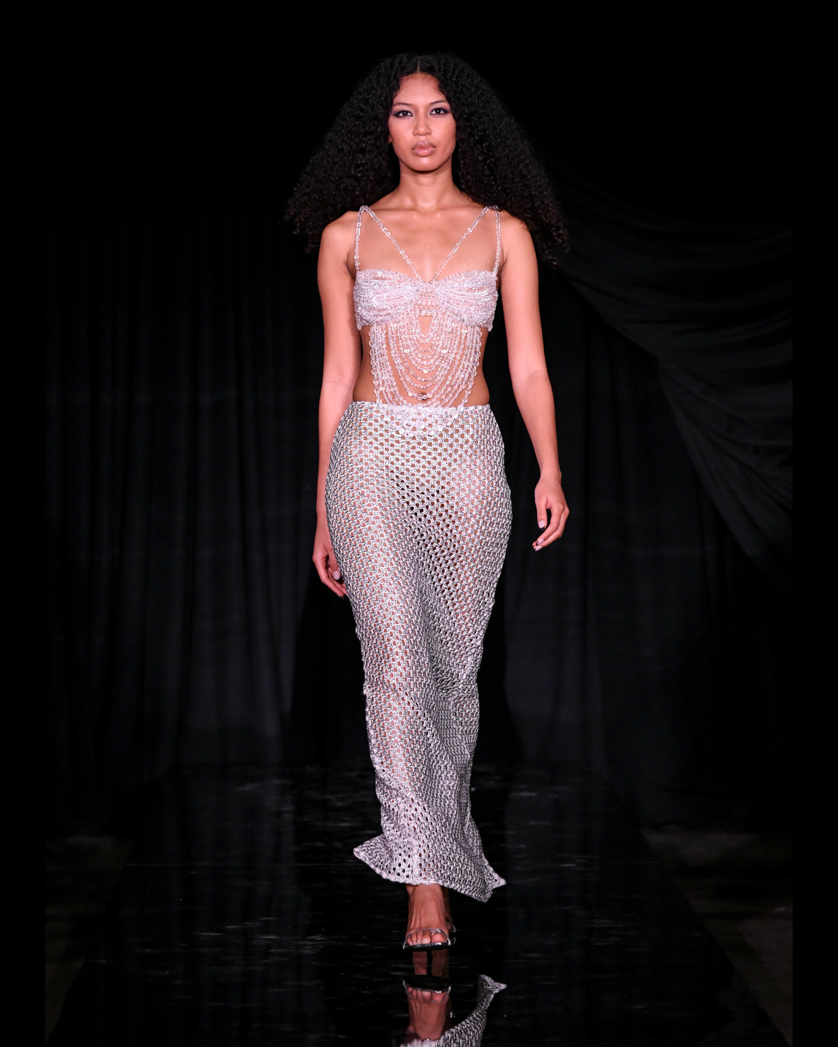 Hand-Beaded Bralette (RUNWAY)