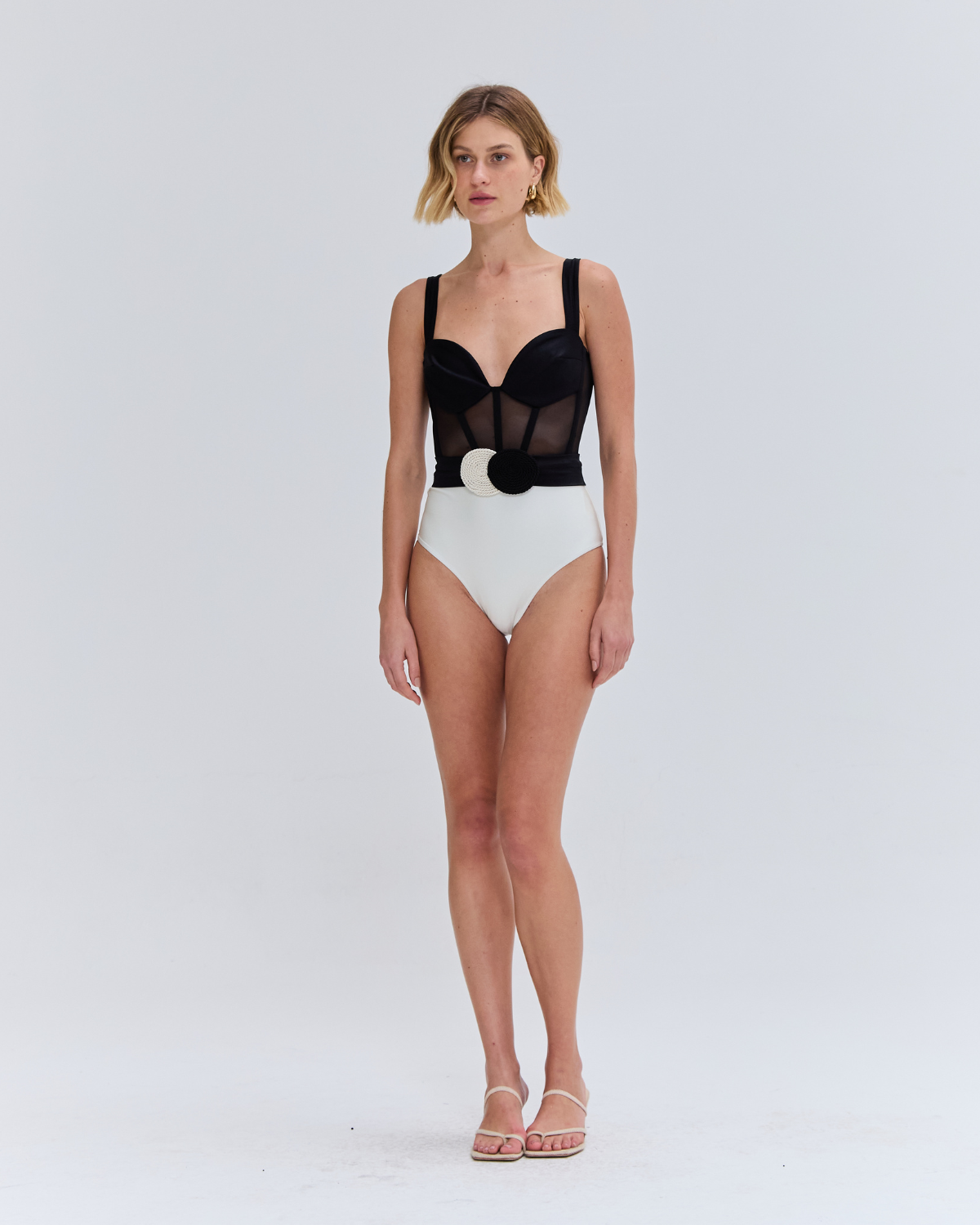 JERSEY SANDS CORSET BODYSUIT