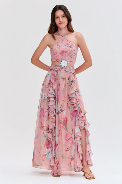 LILY FLOWER CUT OUT DRESS – PatBO