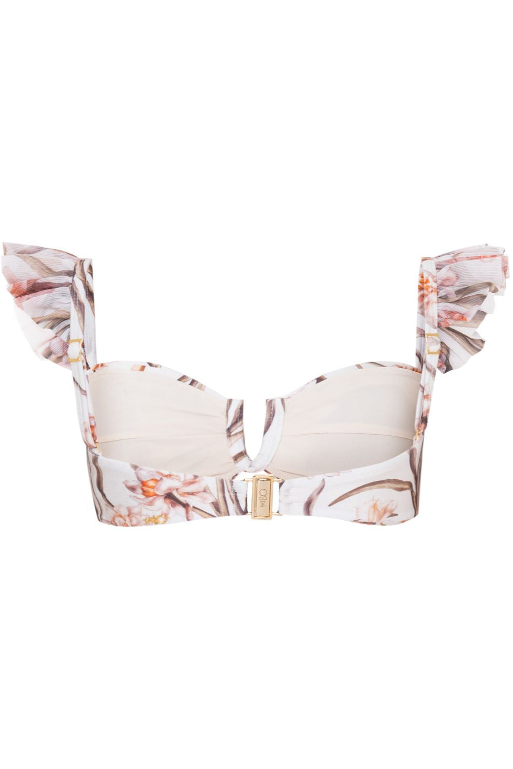 BOTANIC RETRO FLUTTER BIKINI TOP