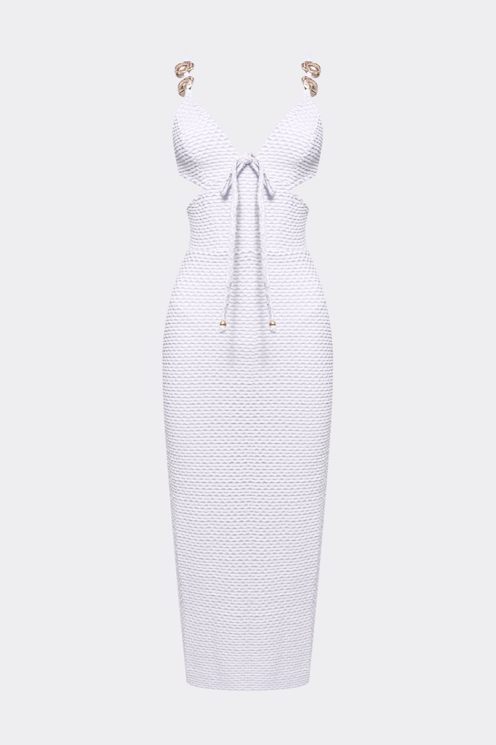GAVEA MESH CUT OUT MIDI DRESS