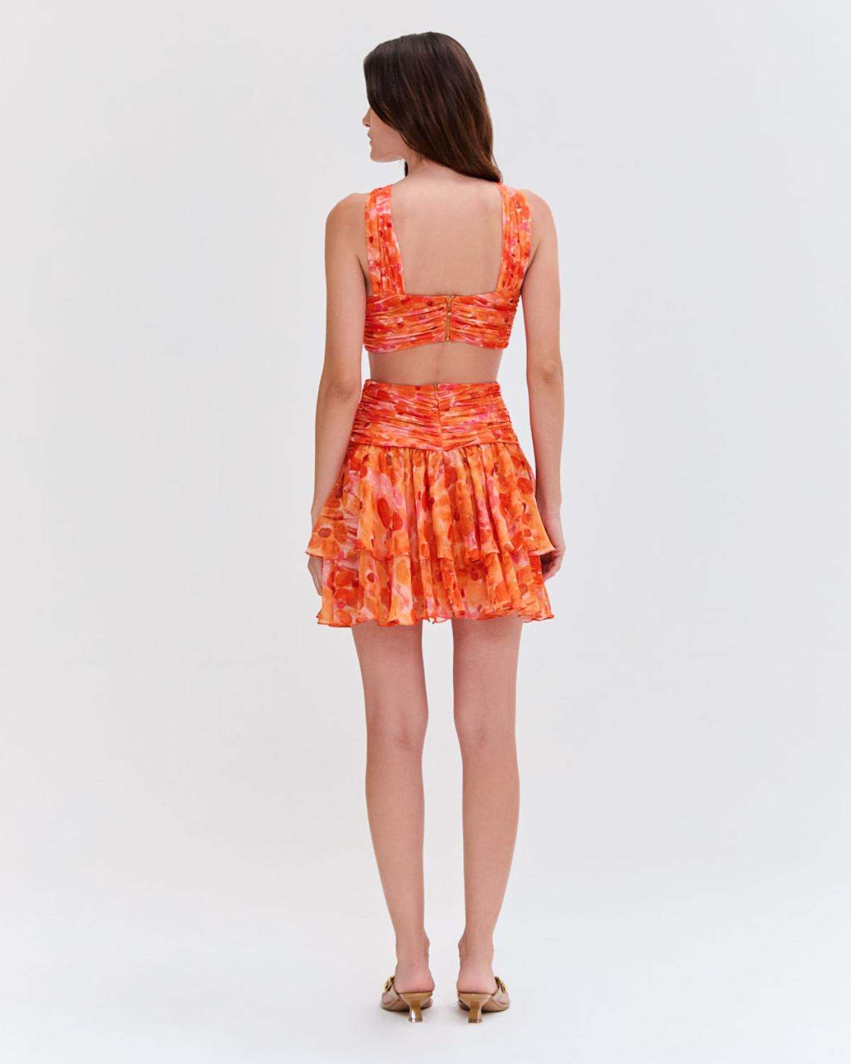 MYOSOTIS HALTERNECK MINI DRESS