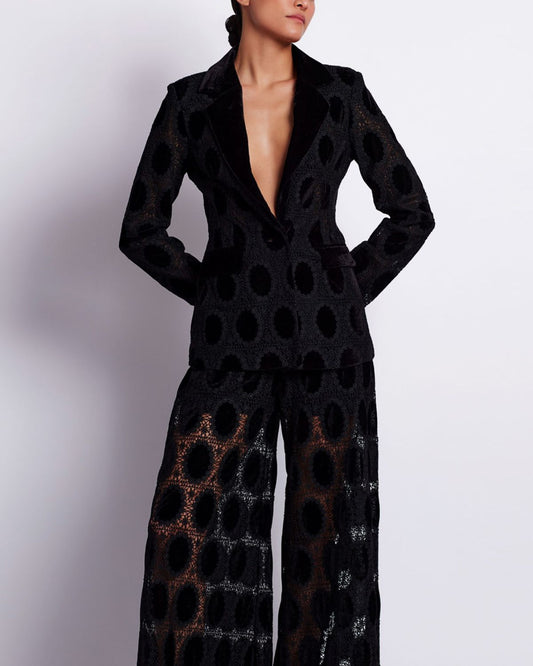 VELVET LACE BLAZER
