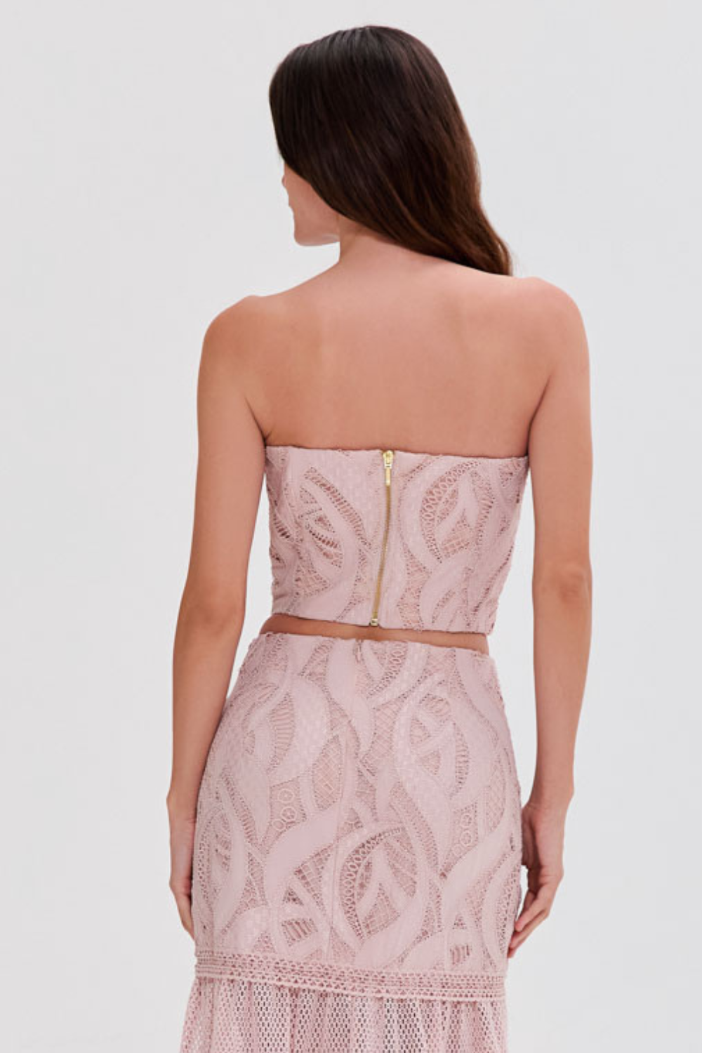 AURA LACE BUSTIER TOP