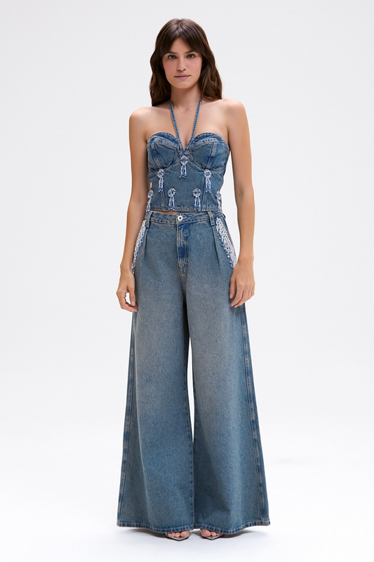 NOSTALGIC SKY DENIM PANT