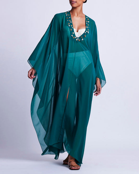 PORTOFINO HAND-BEADED CAFTAN