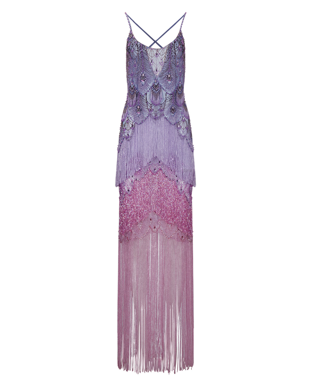 PREORDER: Hand-Beaded Ombre Gown
