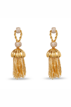 CHATEAU ROPE TASSEL EARRINGS