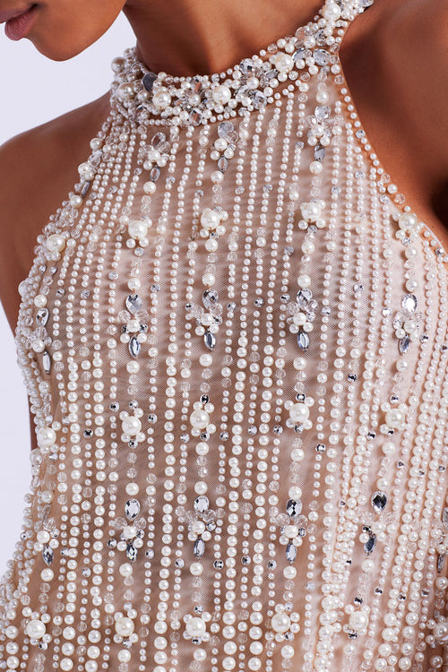 Pearl-Beaded Tunic
