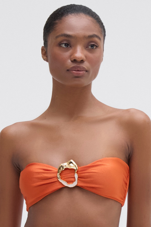 JERSEY SANDS STONE BIKINI TOP