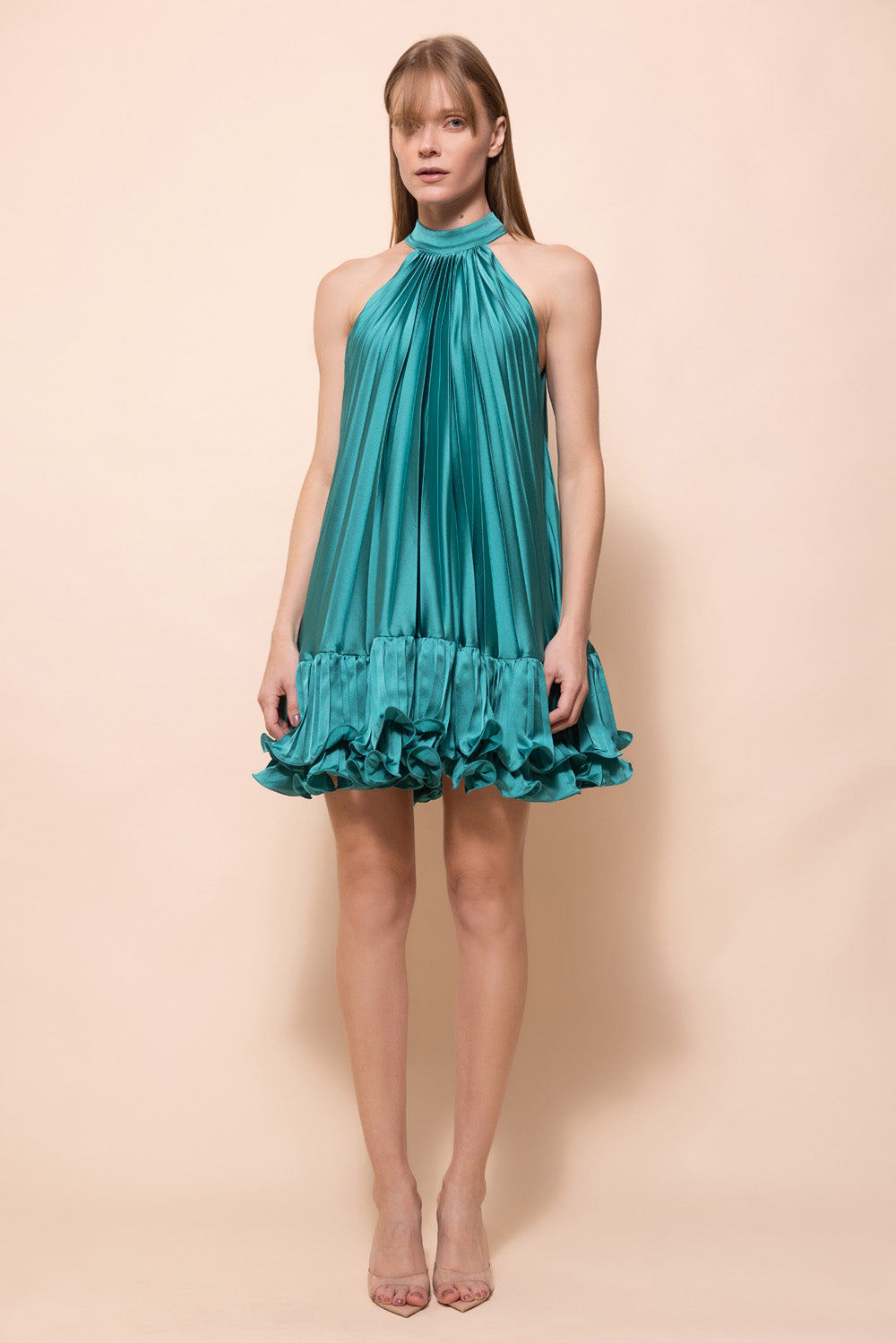 LIZA SATIN MINI DRESS