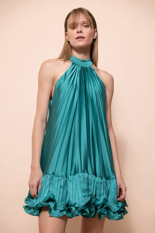 LIZA SATIN MINI DRESS