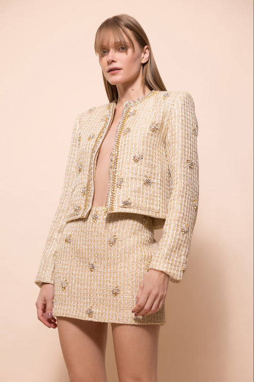 BETINA TWEED MINI SKIRT