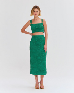 Jacquard Square Top