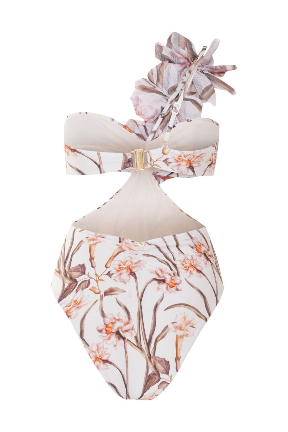 BOTANIC RETRO FLOWER APPLIQUE ONE PIECE