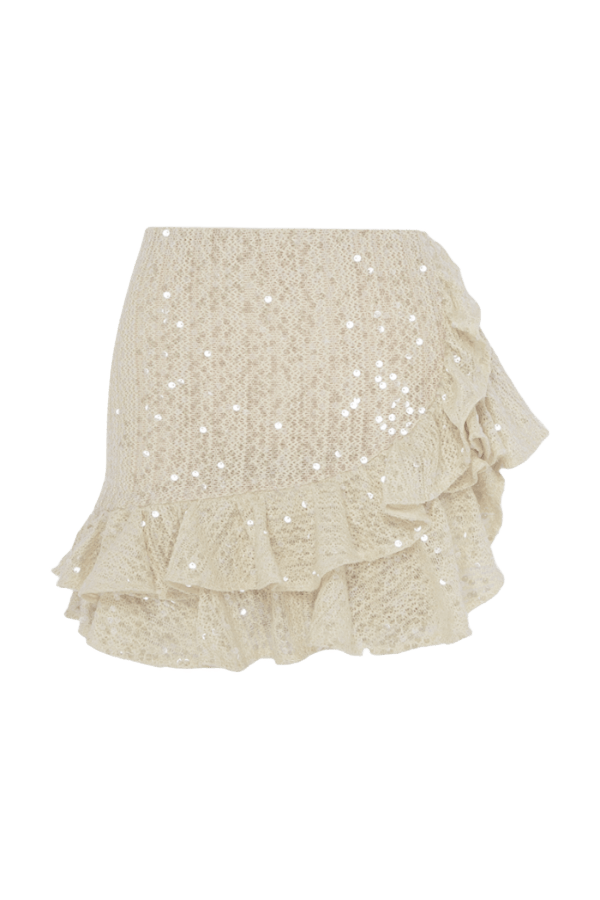 IARA CROCHET MINI SKIRT