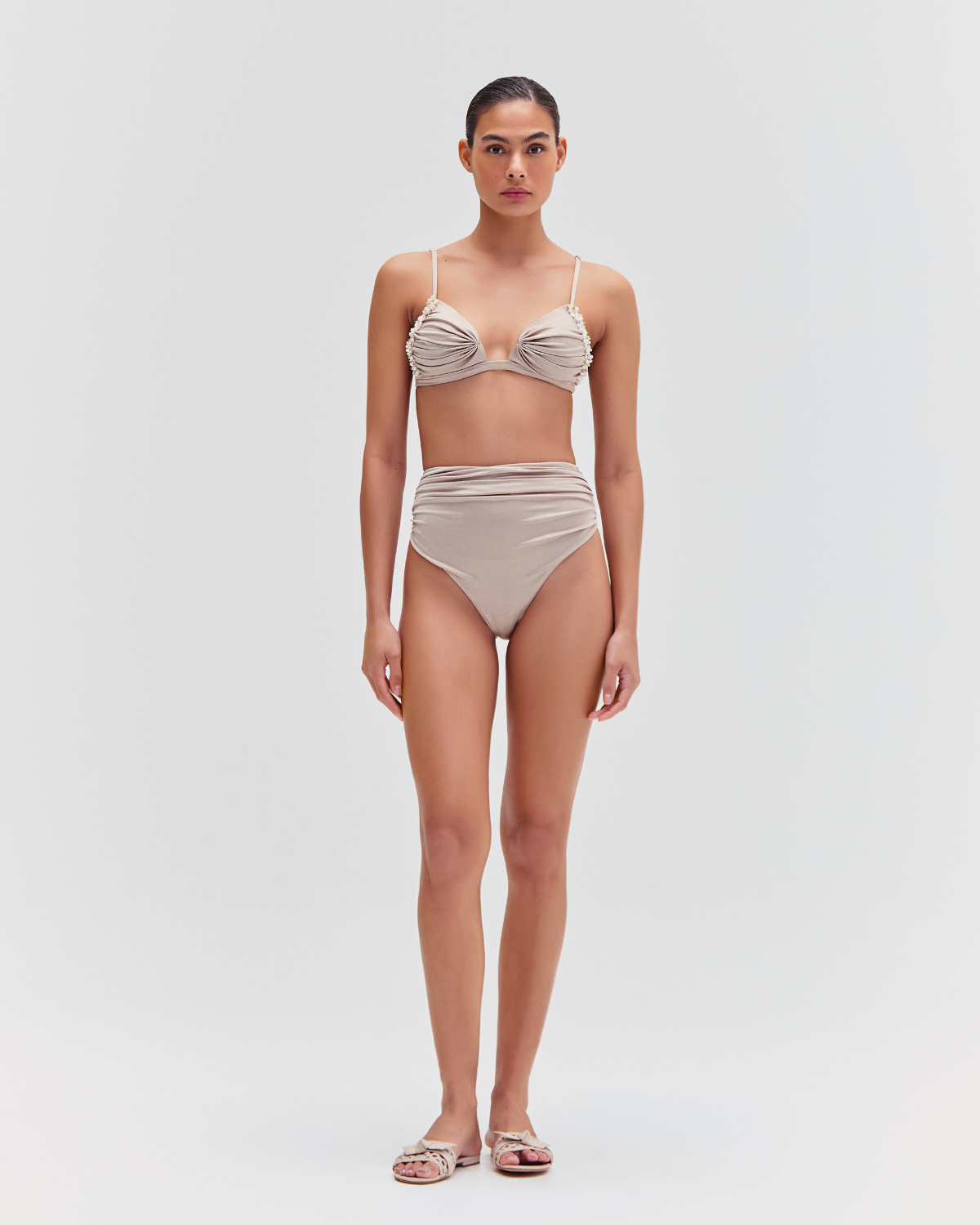 PATBO X CAMILA COELHO DUNE BUZIOS JERSEY HIGH WAIST BIKINI BOTTOM