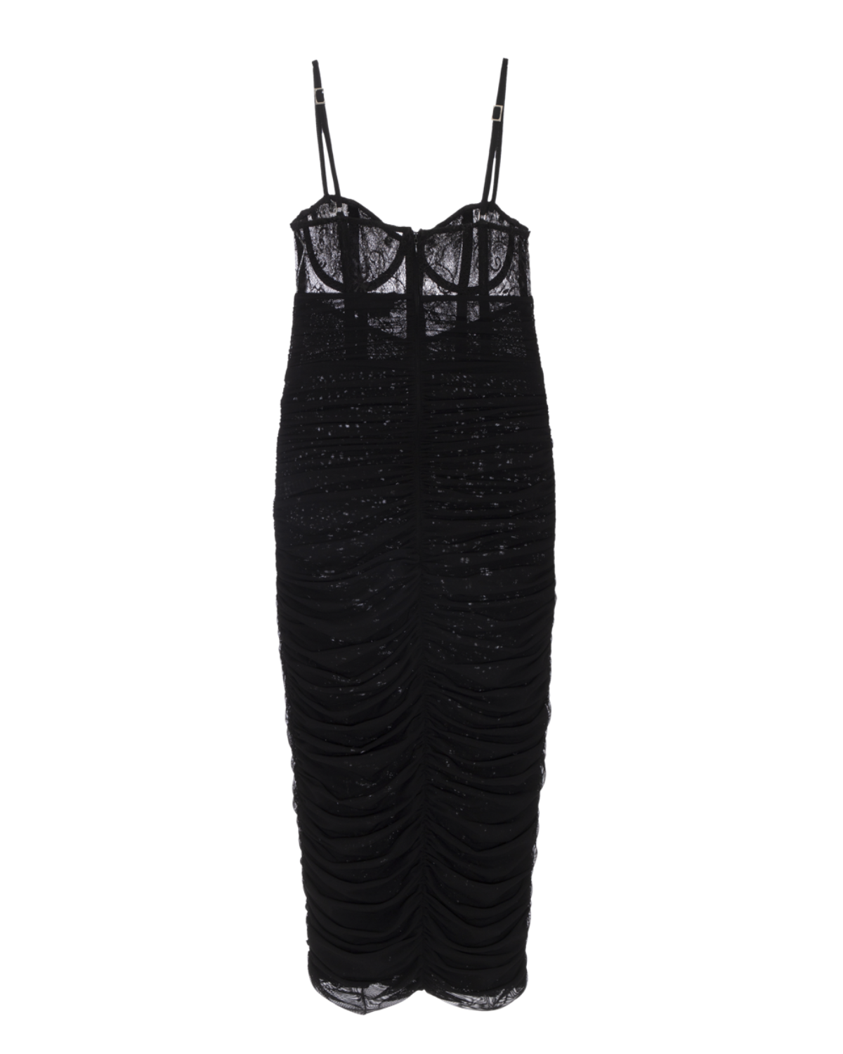 Gossamer Corset Midi Dress (RUNWAY)