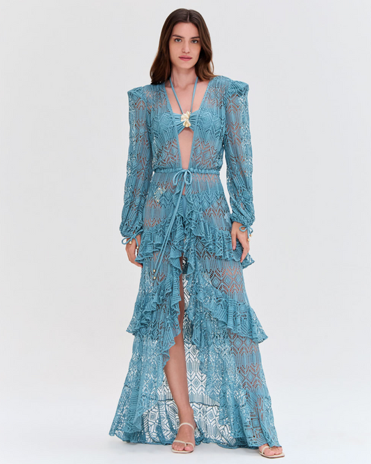 SEASHELL LYCRA ROBE