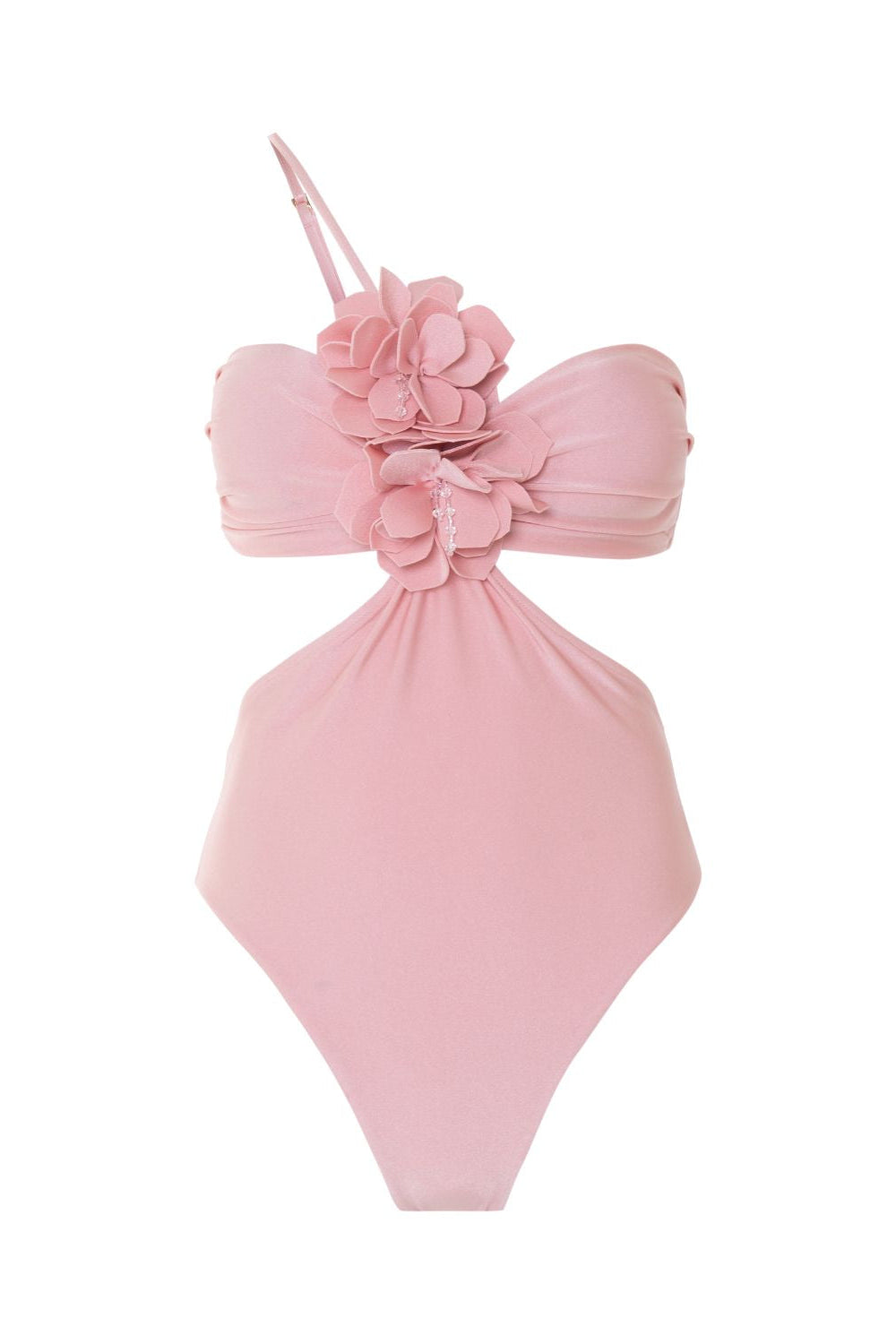 LAGOA LYCRA FLOWER APPLIQUE ONE PIECE