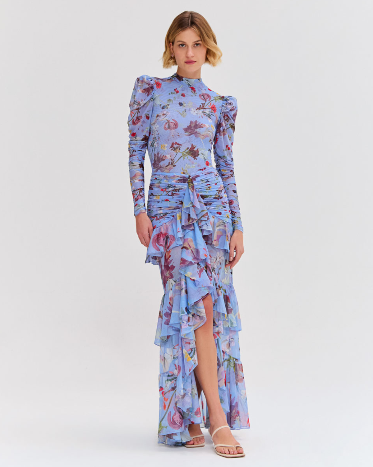 LILY FLOWER MAXI SKIRT