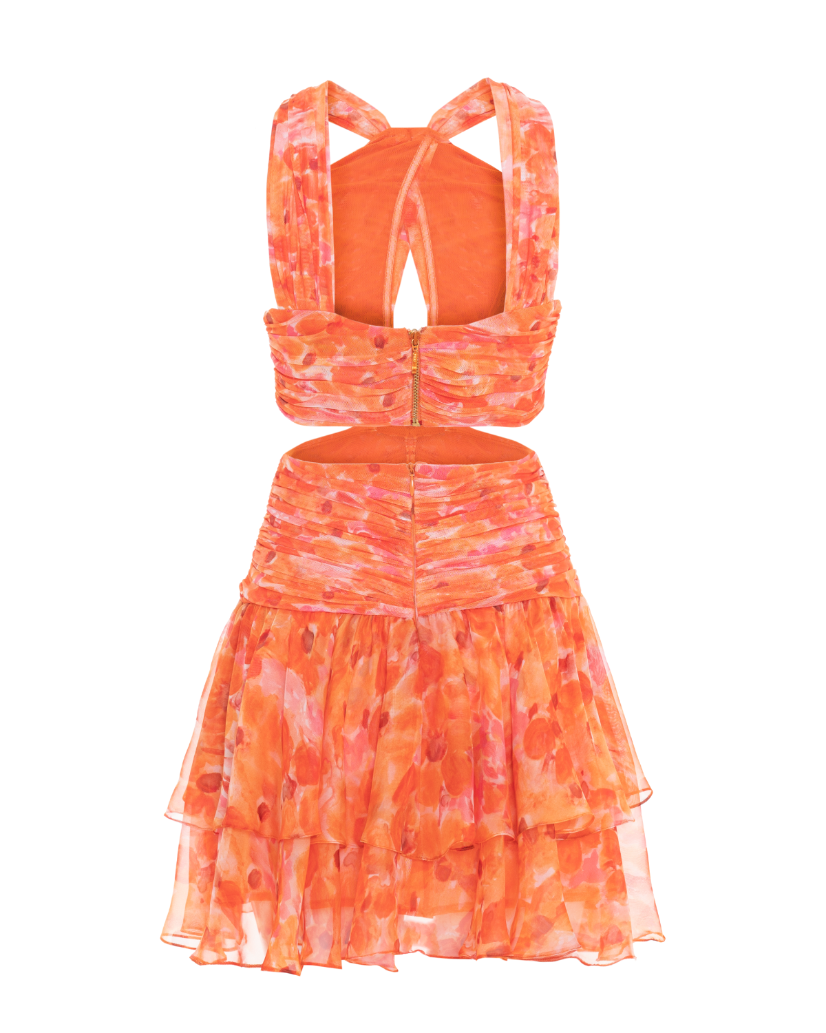 MYOSOTIS HALTERNECK MINI DRESS