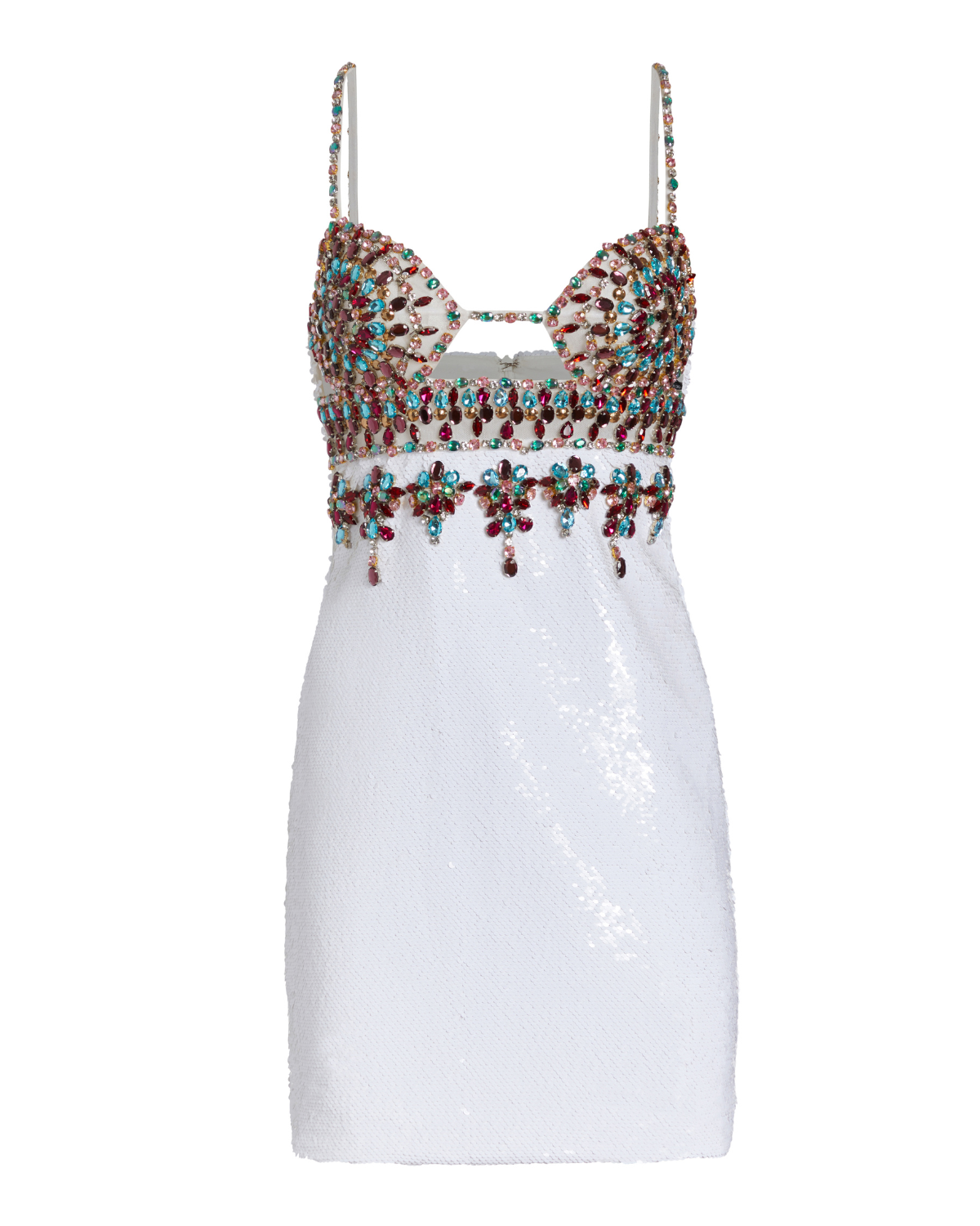 Hand-Beaded Sequin Mini Dress (FINAL SALE)