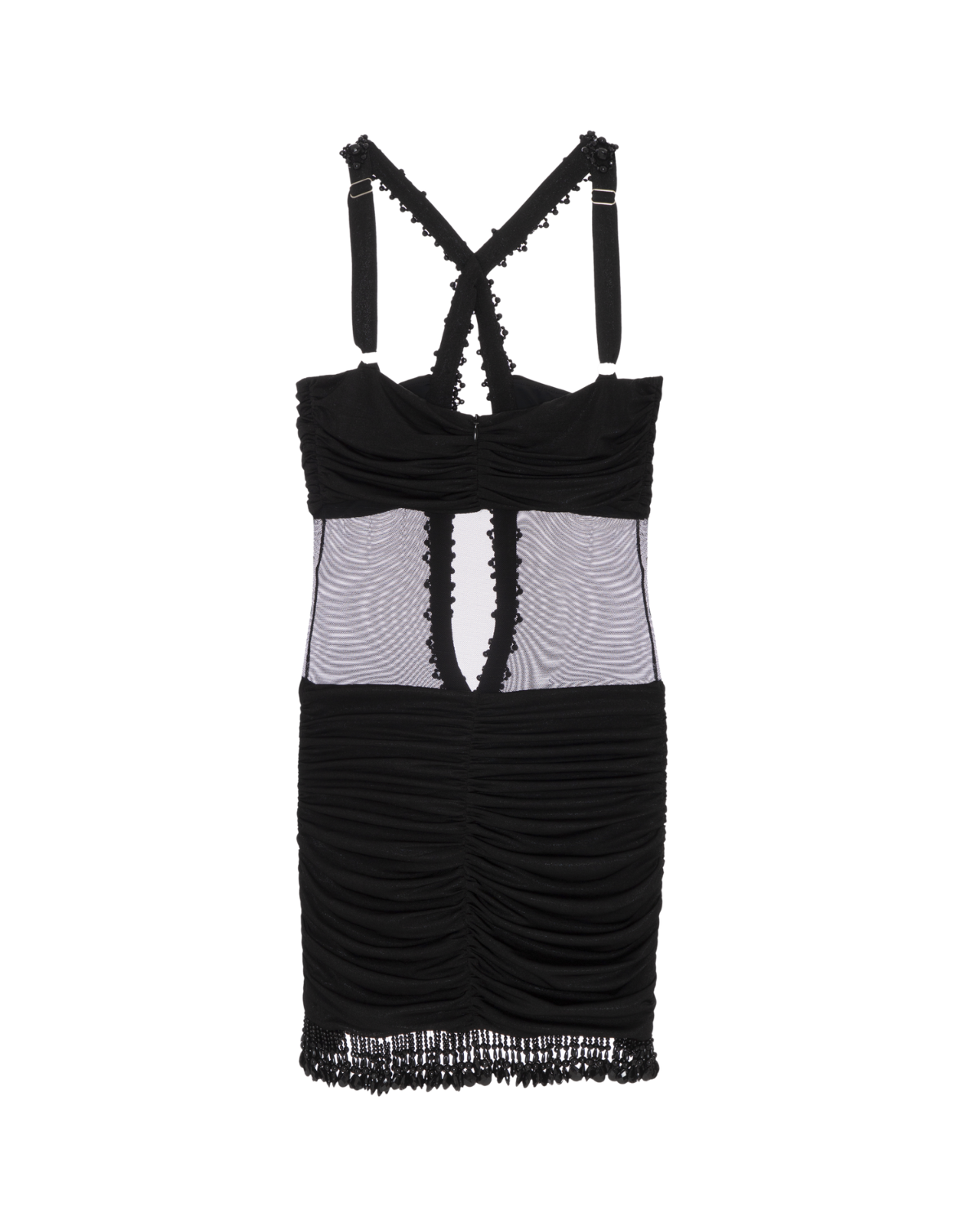 Moonlight Cross-Front Mini Dress (RUNWAY)