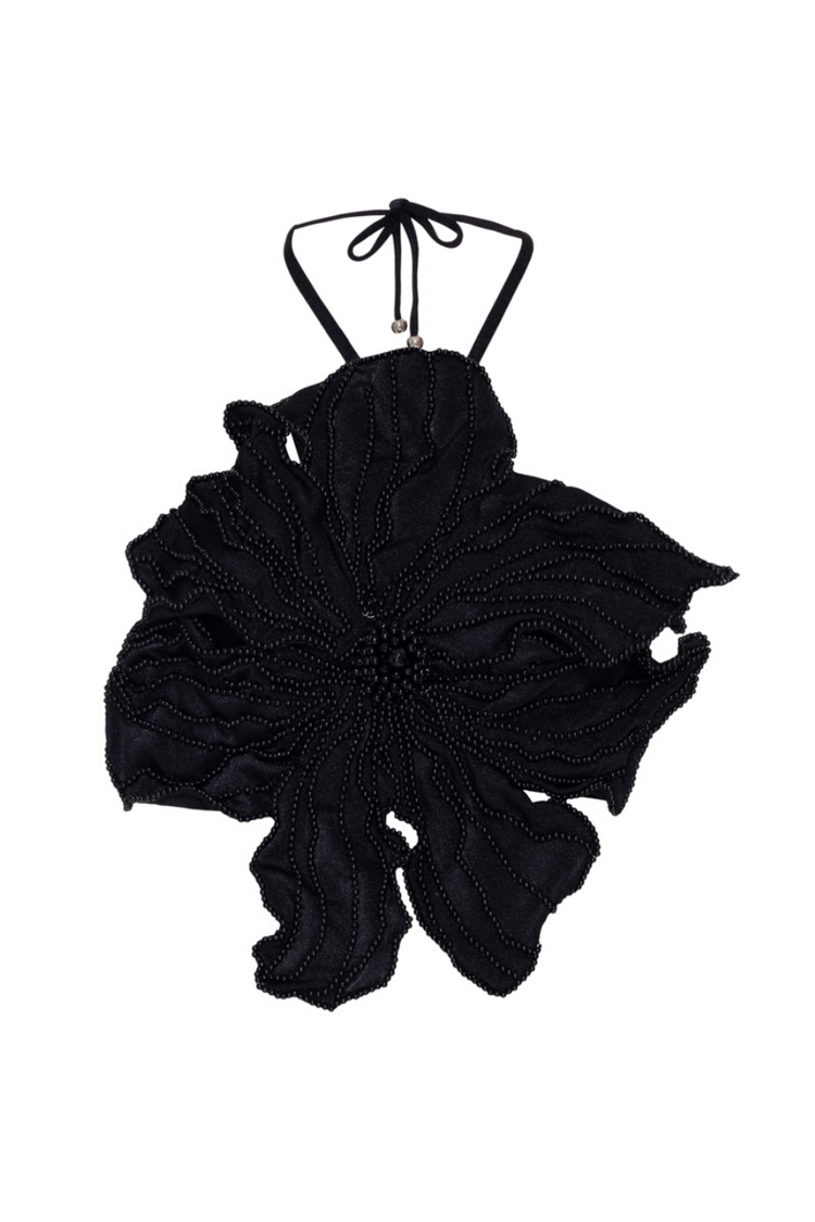 HANDBEADED FLOWER TOP (EXCLUSIVE)