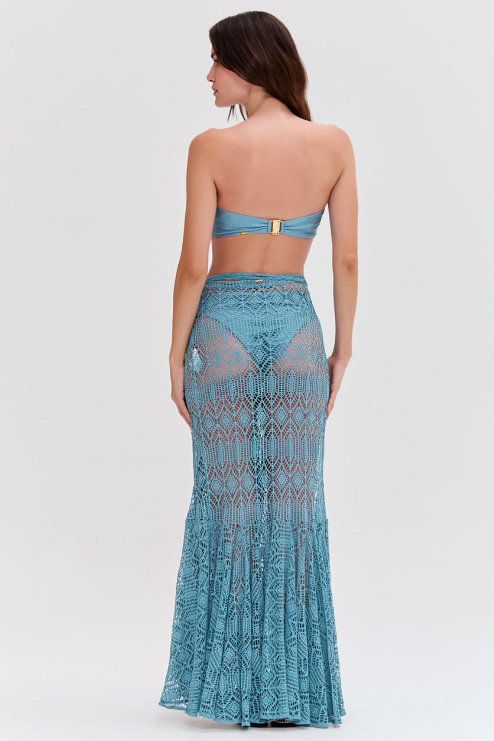 SEASHELL LYCRA BEACH SKIRT
