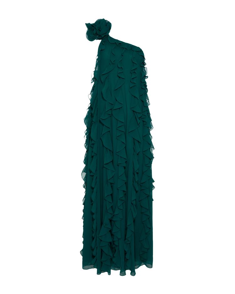 PREORDER: Rosette One Shoulder Gown