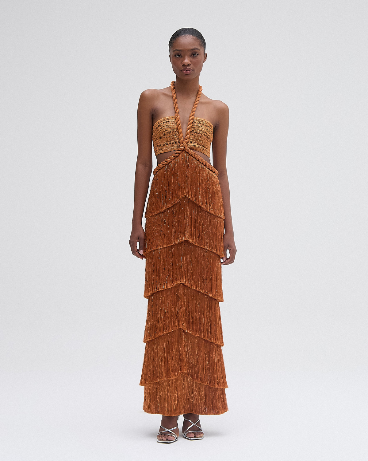 PAMPAS FRINGE DRESS