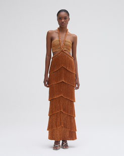 PAMPAS FRINGE DRESS