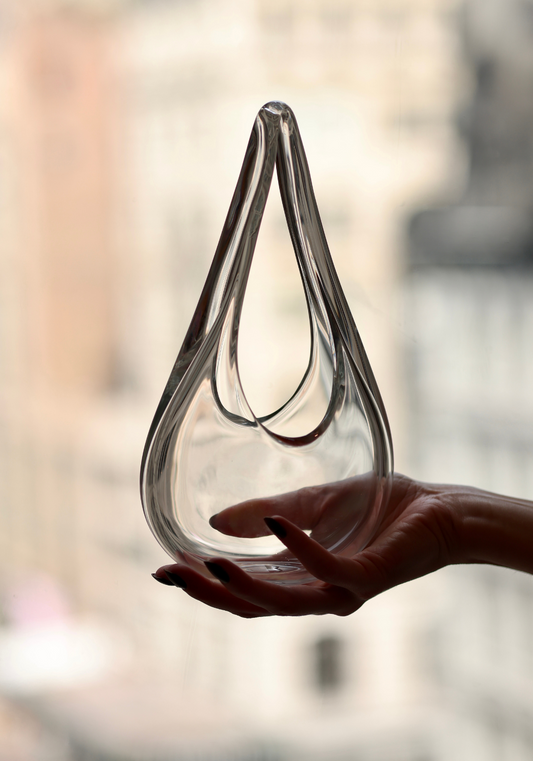 LOOK 36: PatBO x RAIFFE 'THE DROP' Glass Handbag