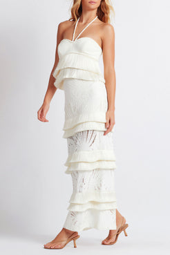 Fringe Halterneck Top