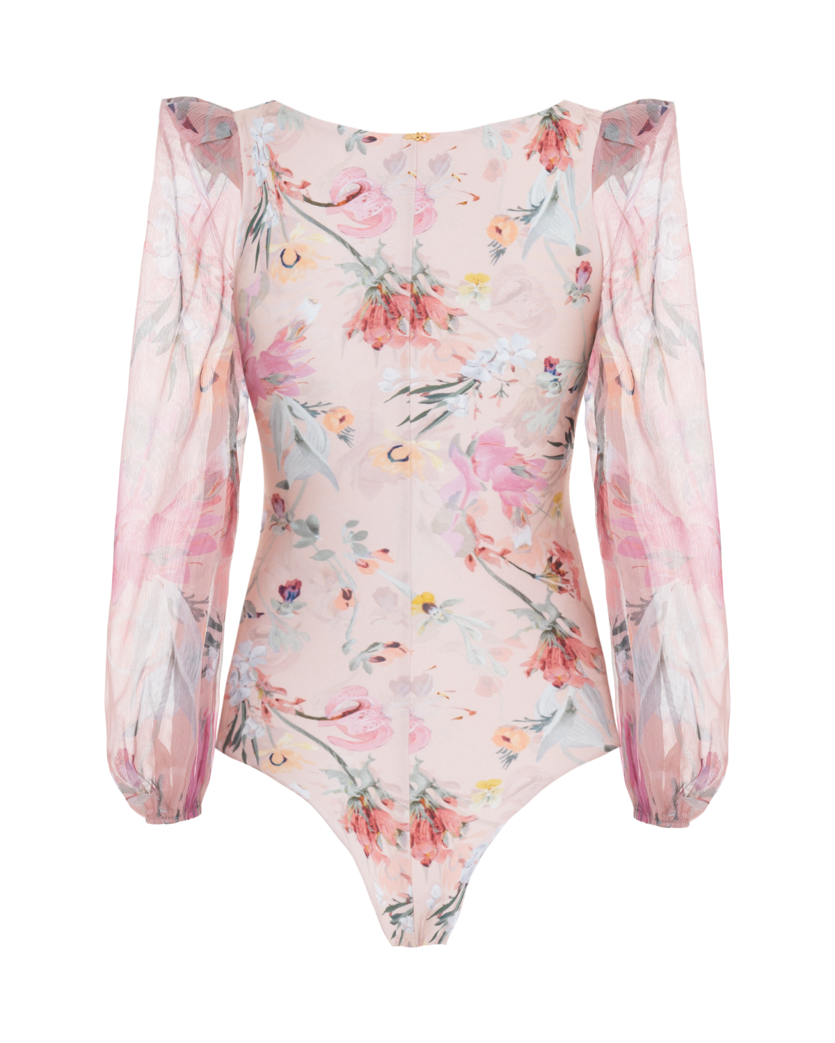 LILY FLOWER LONG SLEEVE SWIMSUIT