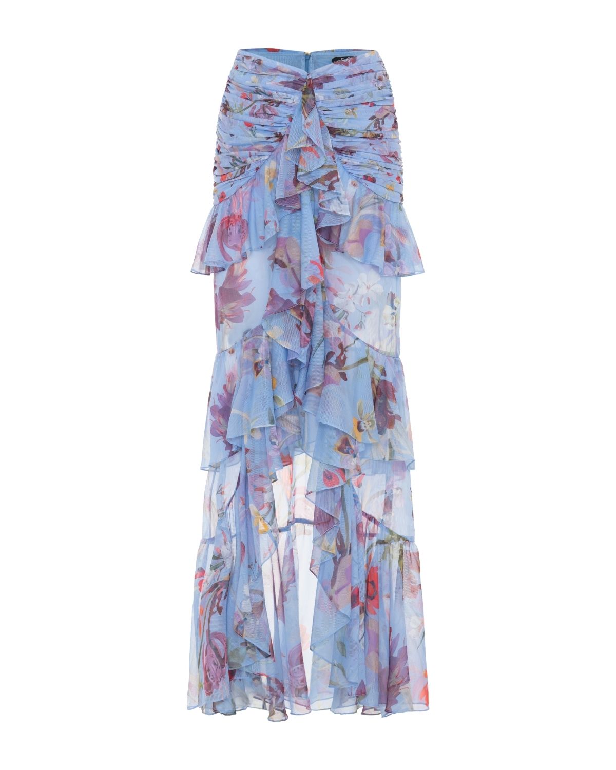 LILY FLOWER MAXI SKIRT
